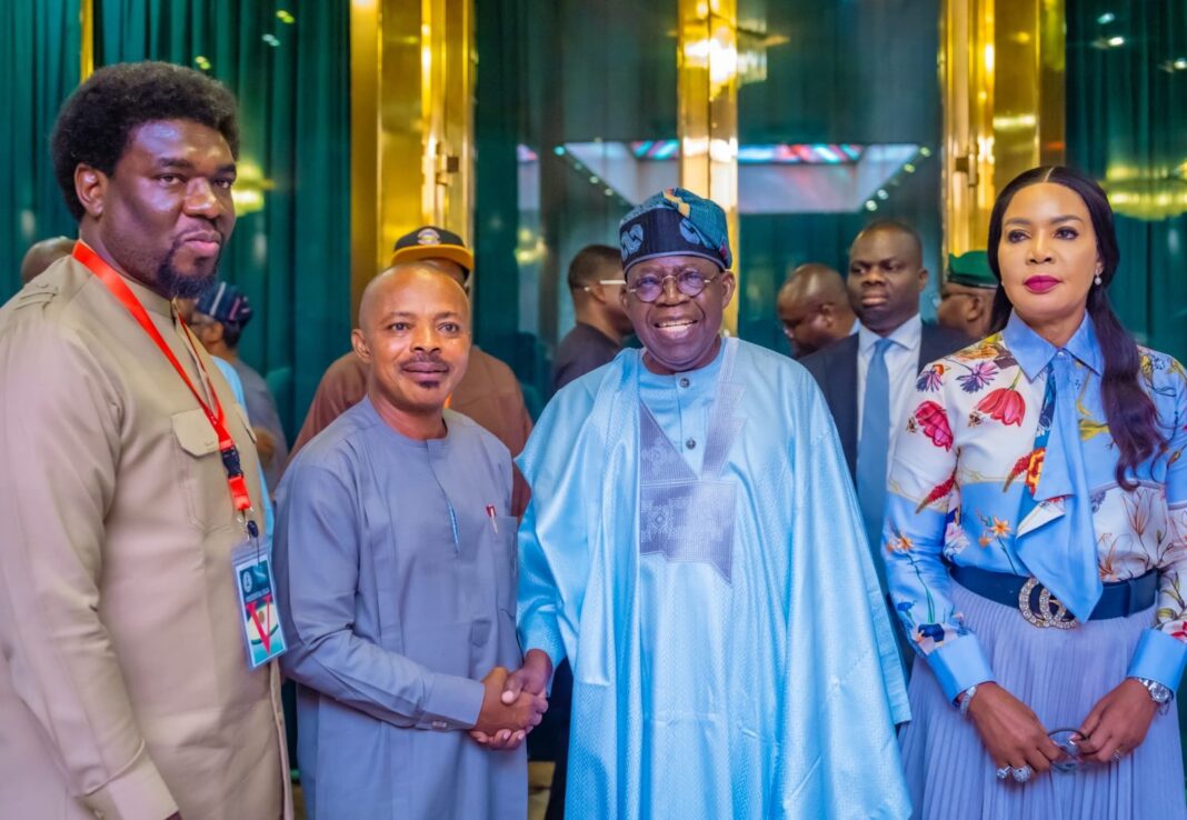 Tinubu and other union leaders