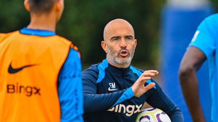 The template to Enzo Maresca’s success at Chelsea Chelsea head coach Enzo Maresca in training with the team