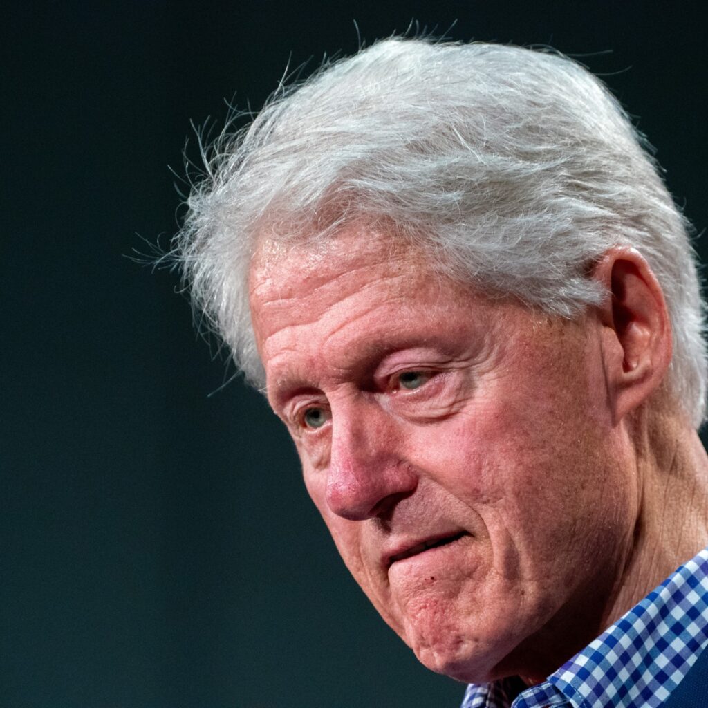 Former President Bill Clinton speaks at a Get Out the Vote rally on November 5, 2022, in New York City