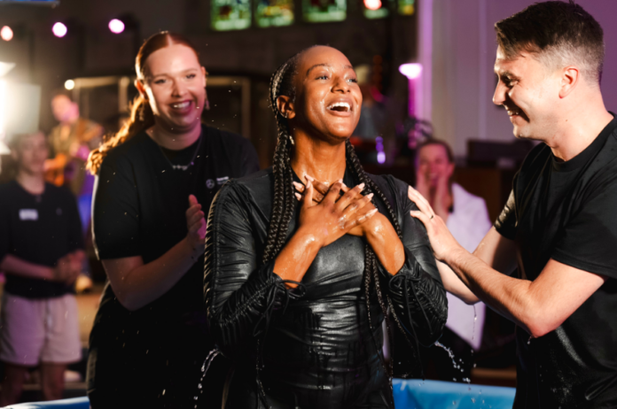 Nigerian disc jockey, DJ Cuppy undergoes baptism