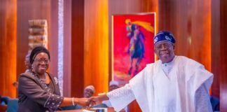 Tinubu swear in Justice Kekere-Ekun as acting CJN