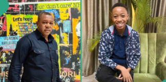 Veteran Nigerian actor, Francis Duru loses youngest son Francis Duru and son (Photo Credit: Instagram)