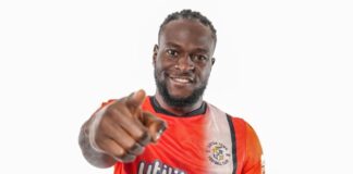 Back in England: Luton Town sign ex-Super Eagles winger Victor Moses
