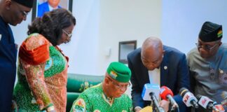 Gov Eno signs into law amendment of Traditional Rulers Law Cap 155