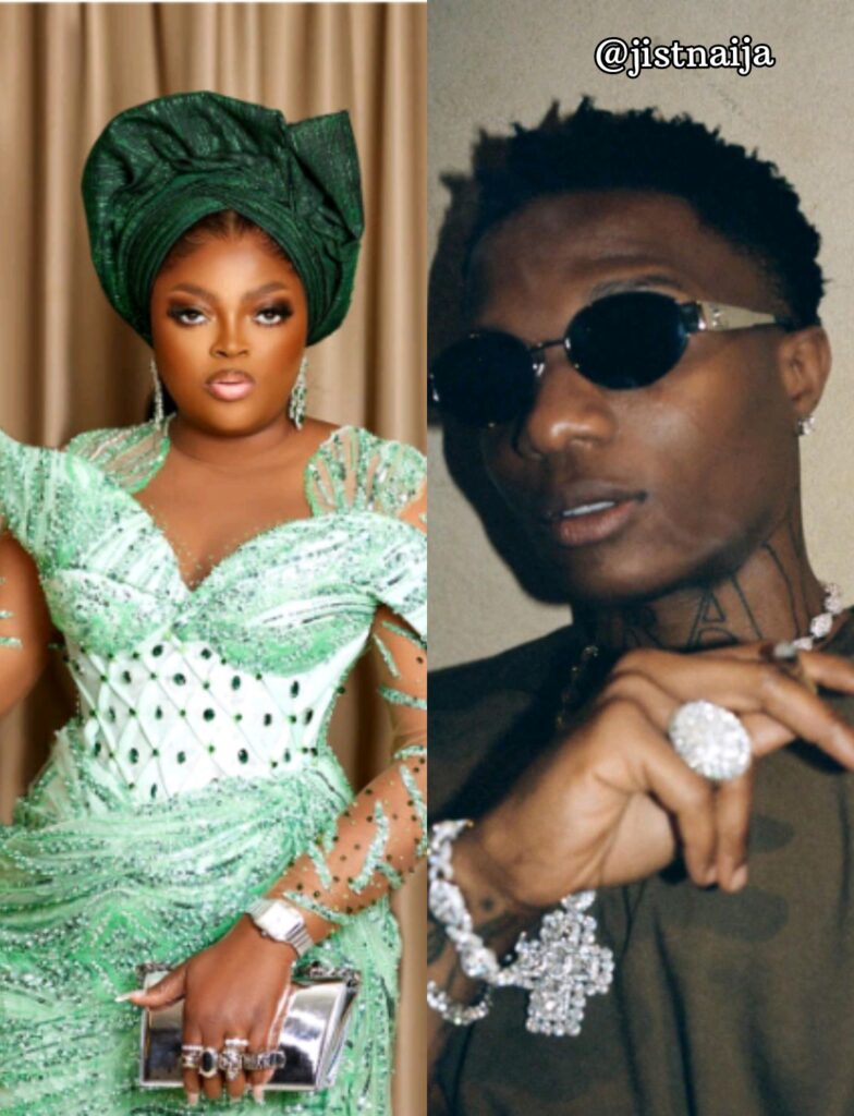 Nollywood actress, Funke Akindele and Nigerian recording artiste, Wizkid