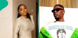 Toke Makinwa continues to express admiration for BBNaija No Loose Guard housemate, Shaun Toke Makinwa and Shaun