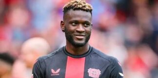 Victor Boniface pens emotional message, grateful for Champions League debut