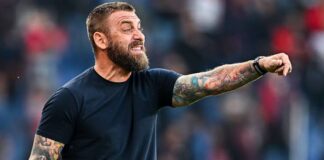 AS Roma relieves De Rossi of his duties as head coach