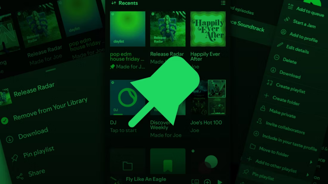 Tip: Spotify finally lets you pin playlists (and more)