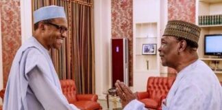 Buhari greets Gowon at 90