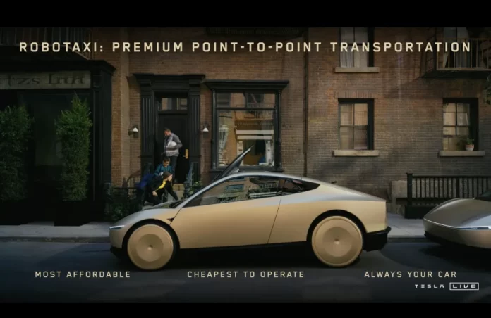 Tesla reveals its new ‘Cybercab’ robot taxi Tesla