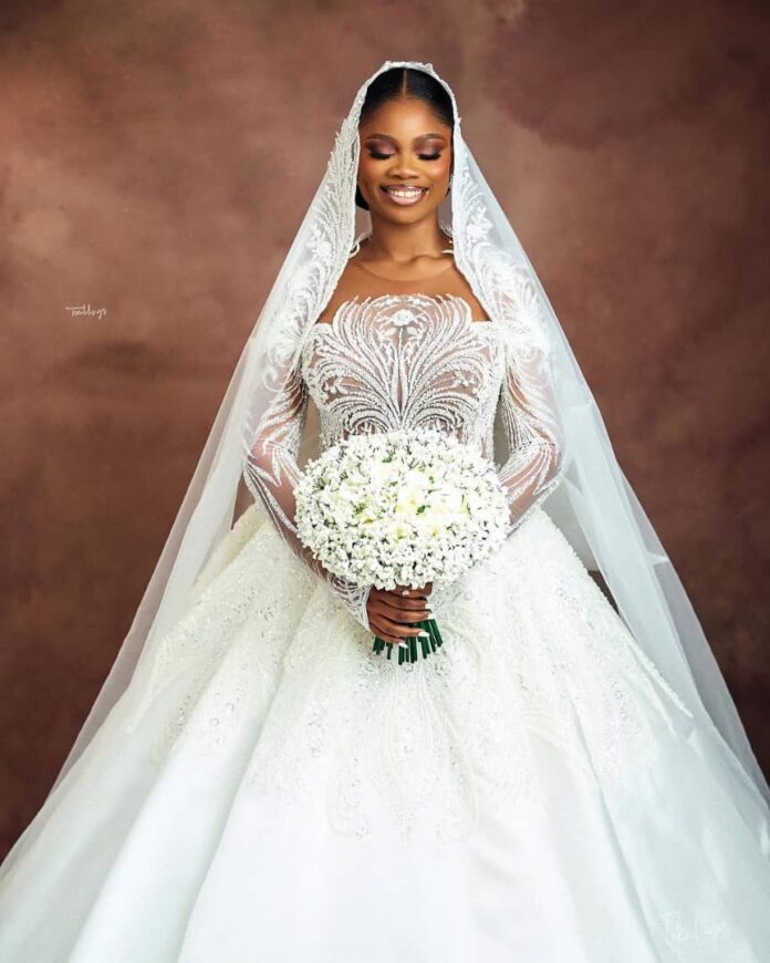 Modest wedding dresses inspiration for Nigerian brides