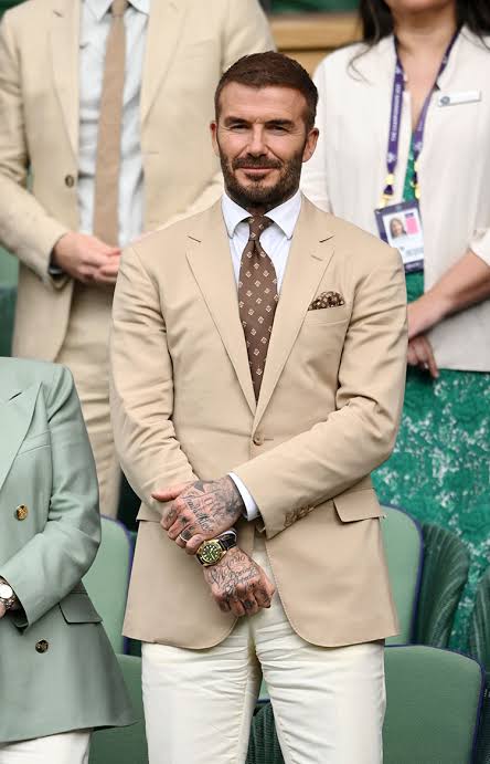 English businessman and former footballer, David Beckham