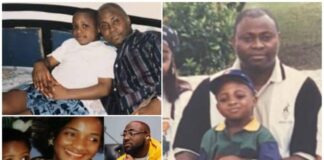 “I was brought up by great parents”- Nigerian recording artiste, Davido A montage of David Adeleke featuring his mother and father
