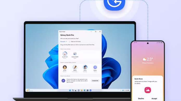 Android’s Quick Share for Windows improved