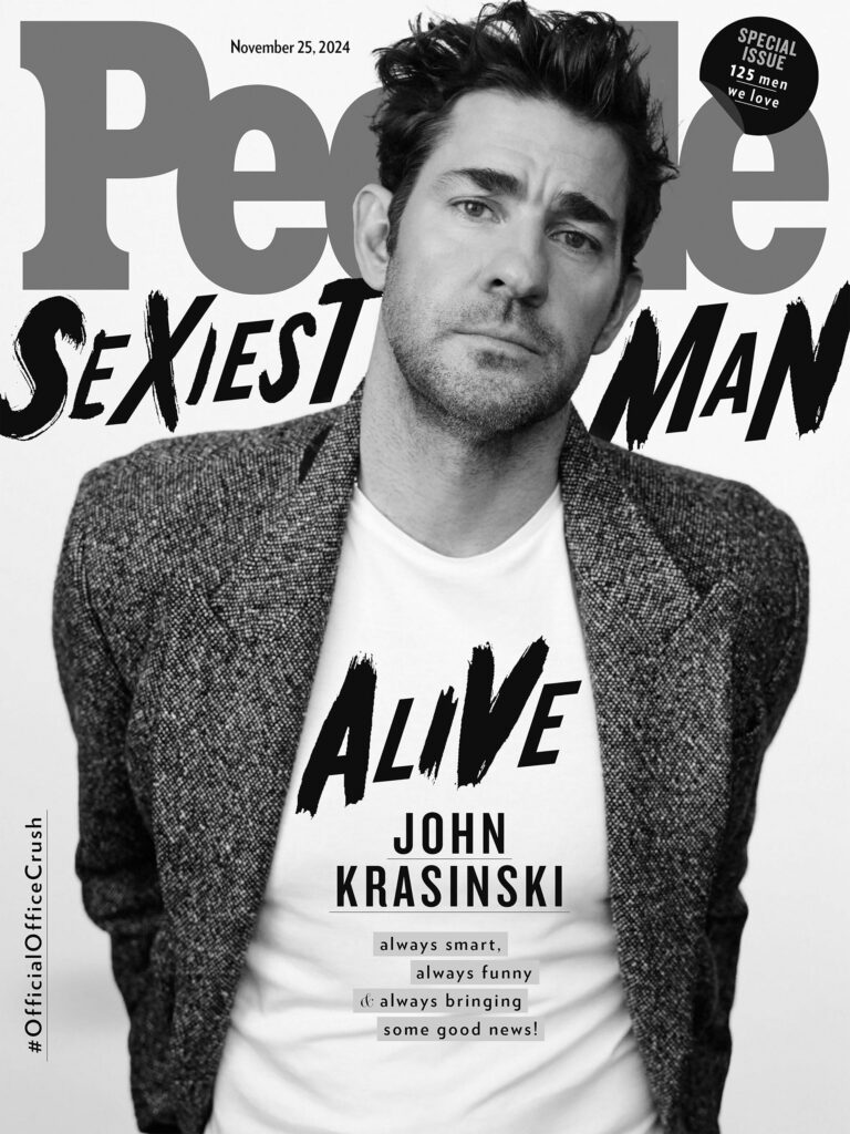 John Krasinki as People's Sexiest Man Alive