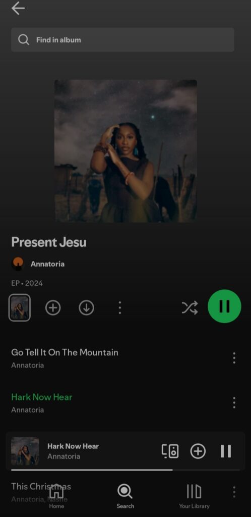 Present Jesu EP on Spotify 