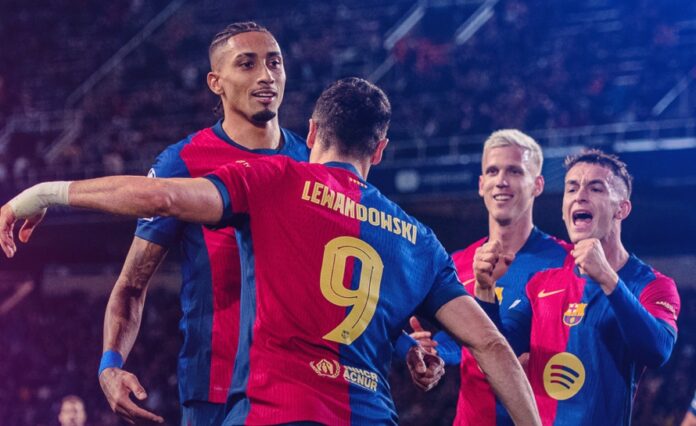 Lewandowski joins Champions League century club as Barcelona cruise past Brest Lewandowski joins Champions League century club as Barcelona cruise past Brest