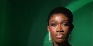 Real Warri Pikin stuns in green dress for Wicked movie premiere