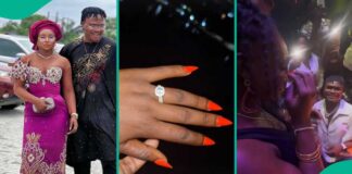 Nigerian comedian, Oluwadolarz engages partner, Ife Luv Oluwadolarz and partner, Ife Luv