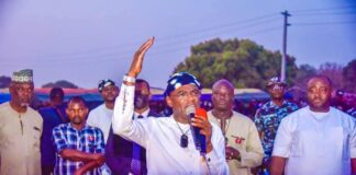 Benue gov takes action against ‘illegal taxation’ Governor Hyacinth Alia speaking during the annual Ngur Day celebration in Mbangur, Vandeikya Local Government Area (PHOTO CREDIT: Facebook)