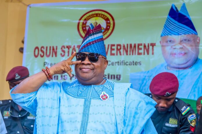 Osun Poll: Adeleke thanks Ooni, Ogunsua for endorsement, urges peaceful conduct Ademola-Adeleke-Gov