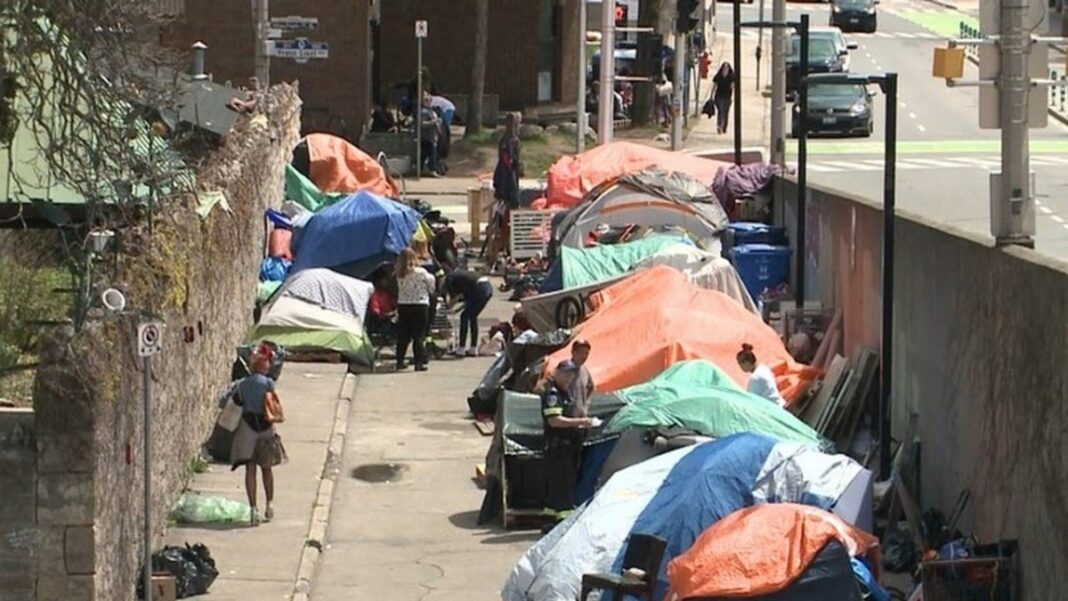 Hamilton Homeless camp