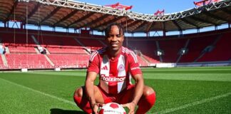 Greek giants Olympiacos announce capture of Super Eagles defender Bruno Onyemaechi Bruno Onyemaechi