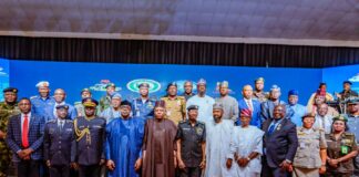 Tinubu calls for stronger inter-agency collaboration to tackle insecurity