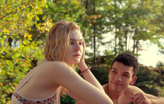 Valentine's Day movie watch- A scene from All the Bright Places featuring Justice Smith and Elle Fanning