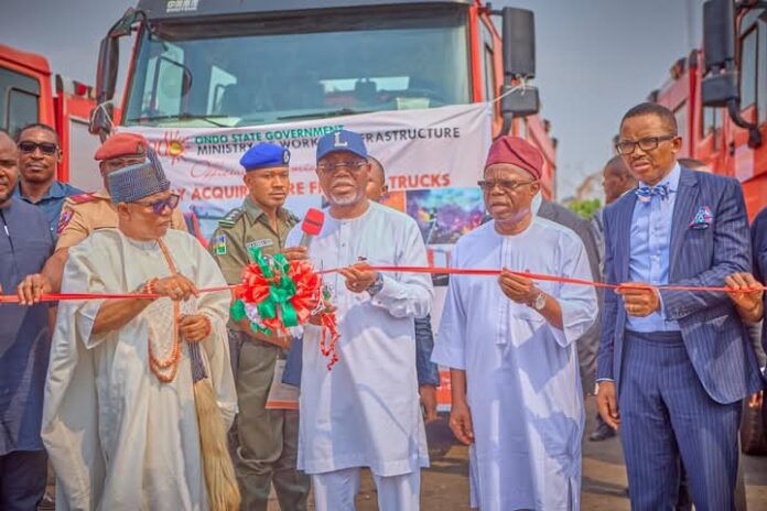 Aiyedatiwa inaugurates investment house, strengthens fire service