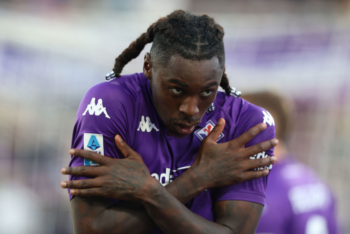 Fiorentina striker Moise Kean