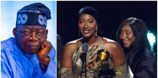 Tinubu congratulates Tems on Grammy win, celebrates Nigeria’s musical excellence