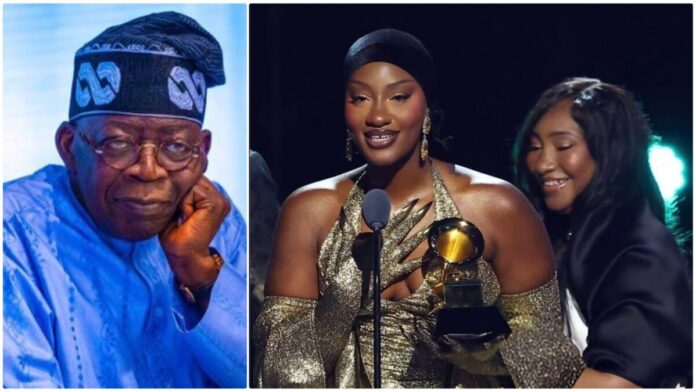 Tinubu congratulates Tems on Grammy win, celebrates Nigeria’s musical excellence Tinubu congratulates Tems on Grammy win, celebrates Nigeria’s musical excellence