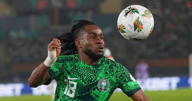 Ademola Lookman plays for the Super Eagles of Nigeria and Atalanta B.C. in Italy