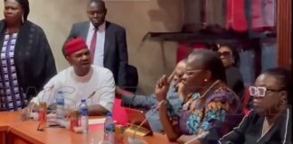 “How can I regret It? I gave it to her” – Senator Nwaebonyi justifies clash with Ezekwesili Senator Nwaebonyi and Oby Ezekwesili in a heated exchange during a Senate hearing on Tuesday, March 25, 2025. Photo: Screenshot from News Central TV