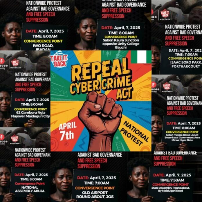 Nationwide protest to repeal cybercrime act to begin April 7