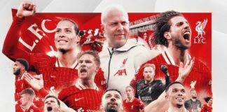 Anfield erupts: Liverpool clinch 2024/25 Premier League title with four games to spare Liverpool have won the 2024/25 English Premier League title with four games to spare