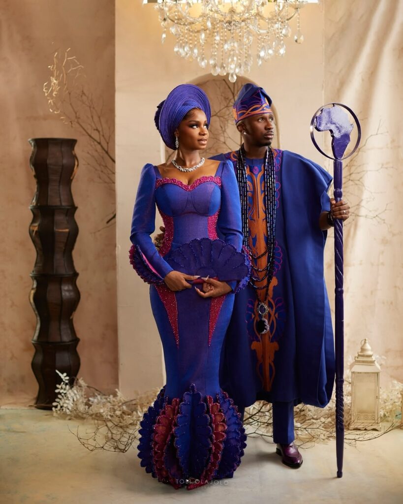 Priscilla Ojo and Juma Jux traditional outfit reveal for #JP2025