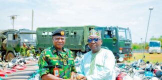Kwara govt donates 150 motorcycles to Nigerian Army