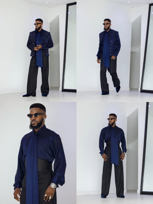 Akin Faminu in an impeccable suit style