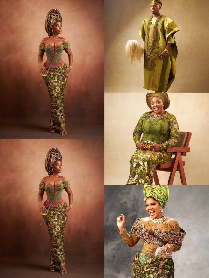 #JP2025: Early birds to the aso-ebi dress unveiled (PHOTOS)