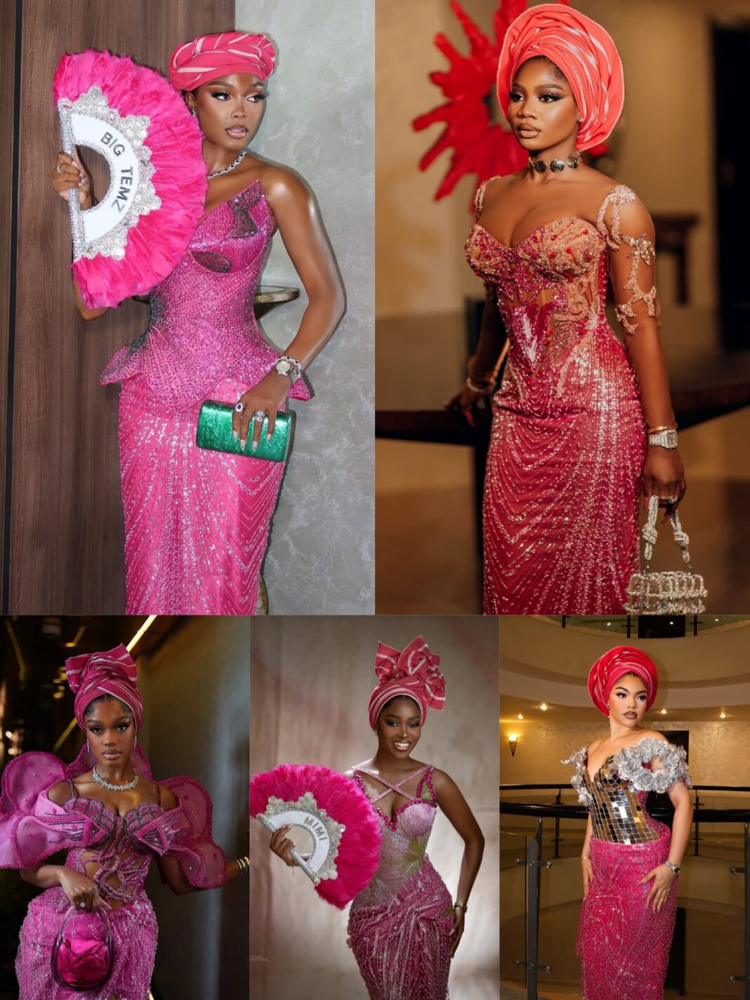 Bridesmaids in pink for #JP2025