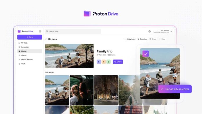 Proton Drive adds new photo albums Proton Drive adds new photo albums