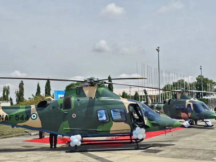 Tinubu inducts new helicopters into Air Force fleet