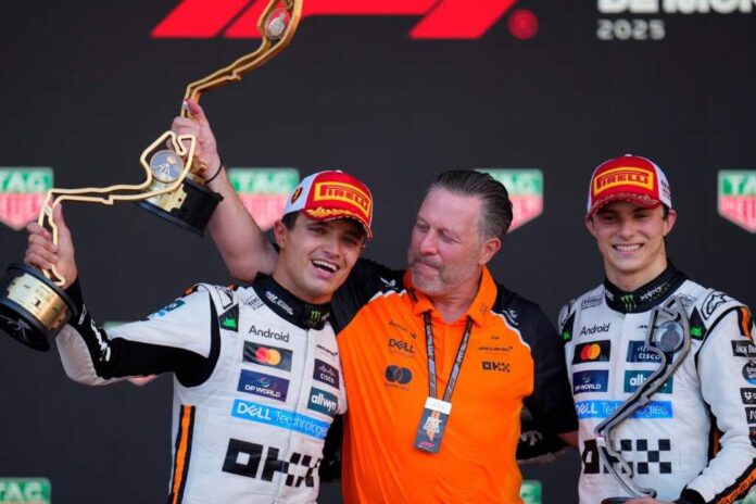 MonacoGP’25: Norris wins, cuts Piastri’s lead as new two-pit rule sparks strategy shake-up Norris while rejoicing over the Monaco Grand Prix win