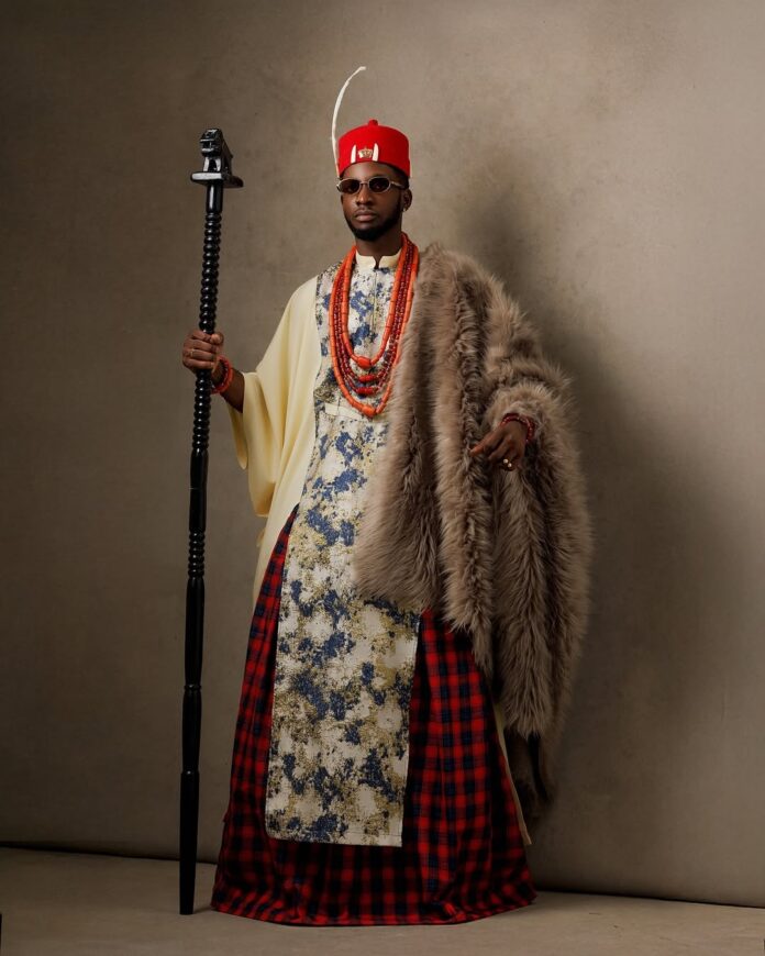 AMVCA2025 Cultural Night: The evolution of men’s cultural wear- an ensemble of creative layered baggages Chimezie Imo at the AMVCA11 Cultural Night