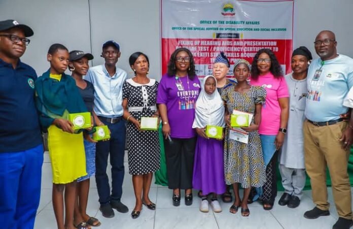 Ekiti govt donates N12m hearing aids to PWDs Ekiti govt donates N12m hearing aids to PWDs