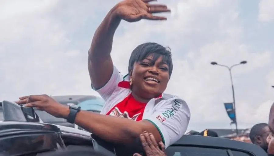Funke Akindele.jpg Nollywood actress-turned politician, Funke Akindele during her campaign as the 2023 Deputy Governor of Lagos State candidate