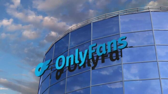 OnlyFans Logo On Corporate Building